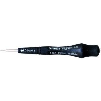 Tige céramique 0,9 × 0,3 mm – Tournevis réglage Bernstein 1‑851
