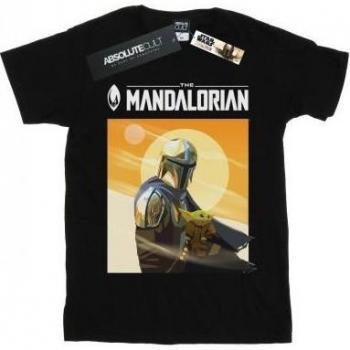 The Mandalorian en het kind: T‑shirt voor 7–8 jaar