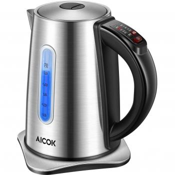 Aicok Bollitore Elettrico con 6 Luci a Colori