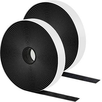 Strong Adhesive Hook and Loop Tape, Extra Strong Double Sided Tape, Self Adhesive for Home, Kitchen, Office