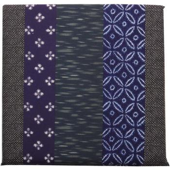 Zabuton Estilo Japonés Kasuri Azul 55x55cm