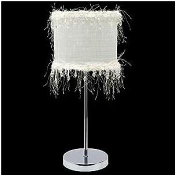 Fil de table 1xe14 blanc 42,5×17×17 cm