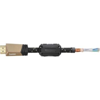 Hama Cable HDMI 18 Gbit/s 3 m Negro con Conexión Ethernet