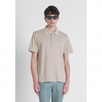Polo Relaxed Fit Piquet Algodón con Insignia