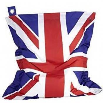 Pouf da giardino XXL con stampa bandiera Regno Unito 180 cm