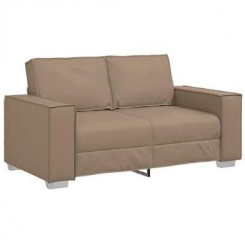 Canapé d'Amour Vidaxl 120 cm, Simili Cuir, Couleur Cappuccino