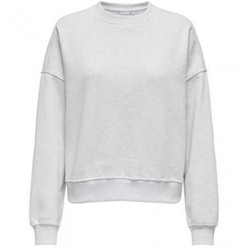 ONLY L/S Crewneck Sweatshirt “ONLDAZE” – Damen, XL, grau (Light Melange)