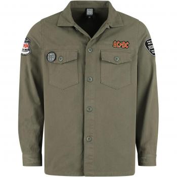 Camicia Cachi Maniche Lunghe AC/DC