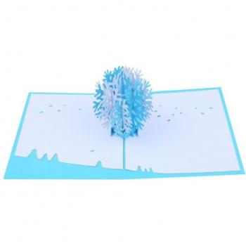 3D Christmas Snowflake Card