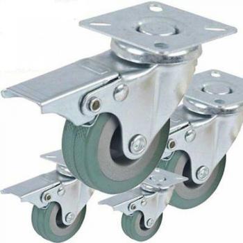 Roue Pivotante en Caoutchouc 75x21