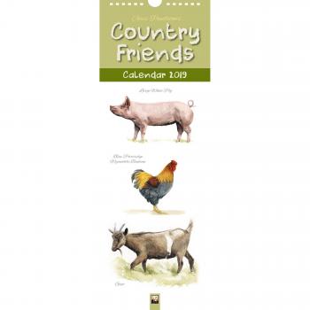 Chris Pendleton Country Friends slim calendar 2019