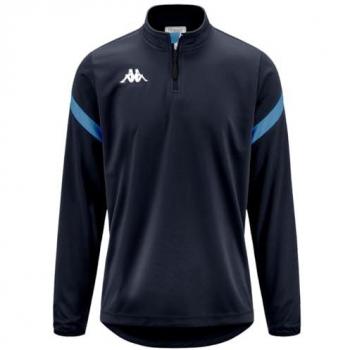 Kappa Dolvole Ocean Blue Half‑Zip Sweatshirt for Boys & Girls