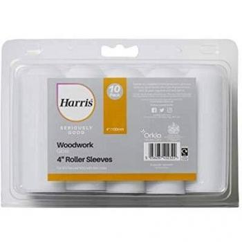Harris Seriously Good Woodwork Gloss Mini Roller Sleeves 10 Pack 4