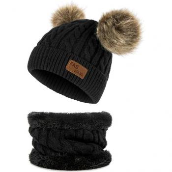 Evrfelan Baby Winter Hat and Scarf Set