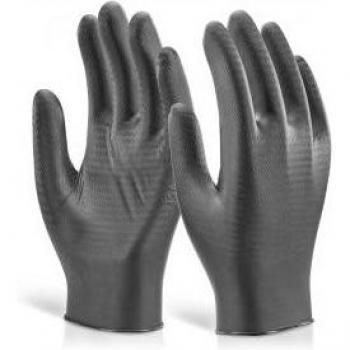 Glovezilla Nitrile Disposable MC Glove Powder Free Black