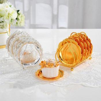 10pcs 10cm Premium Stainless Steel Cake Tray