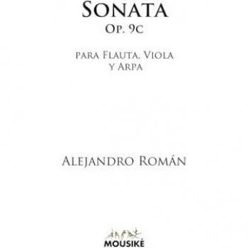 Román, Alejandro: Sonata para flauta, viola y arpa, Op. 9c