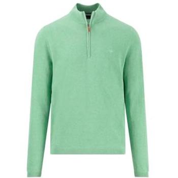 Tessuto Verde Fynch Hatton Maglione XL con Zip Parziale