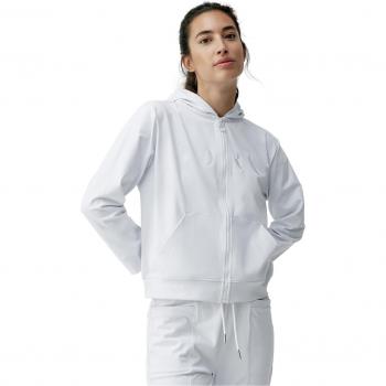 Felpa Abbie Performance Full Zip bianca donna Born Living Yoga