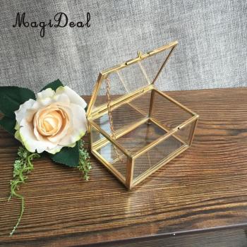 Boîte à bijoux en verre pour décoration de table