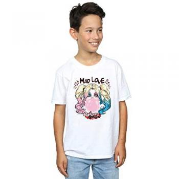T-Shirt Mad Love para niños de DC Comics