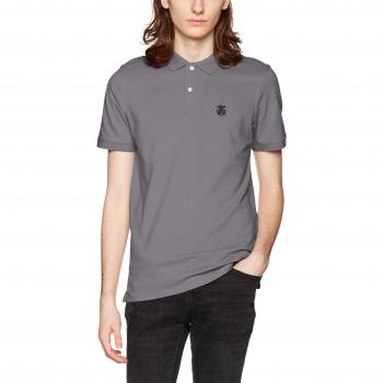 SELECTED HOMME Shharo Ss Bordado Polo Noos, Camiseta Polo Hombre, Gris