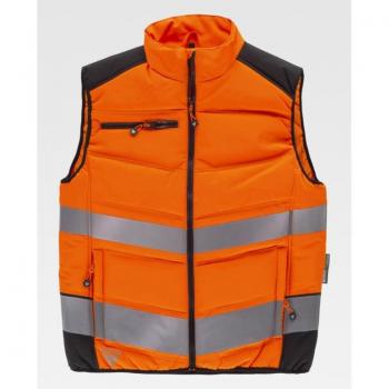 VisiGuard Chaleco Acolchado Workteam – Alta Luz Reflectante Unisex