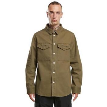 Camisa Verde Brandit para Hombre