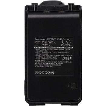 Batterie talkie-walkie Icom compatible 2200mAh avec clip de ceinture