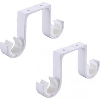 2pcs Window Curtain Rod Support Brackets
