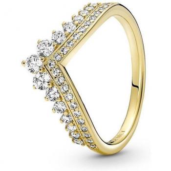 Bague dorée Chevron Double pavée Pandora Timeless