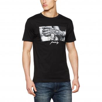 Mister Tee Herren T-Shirt Pray 2.0