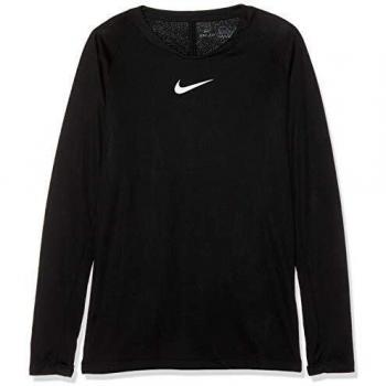 NIKE Youth Dry Park Long Sleeve Jersey T-Shirt, Black/White, XL UK