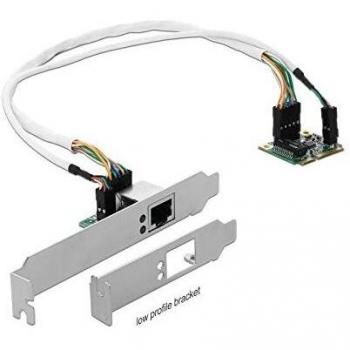 DeLOCK Mini PCIe I/O PCIe half size 1 x Gigabit LAN Low Profile