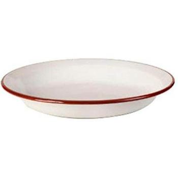 IBILI 908028 Pure White Steel Tableware Plate, 28 cm