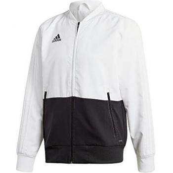 Adidas Condivo 18 Men's Tech Fabric Jacket – White/Black Mid-Size
