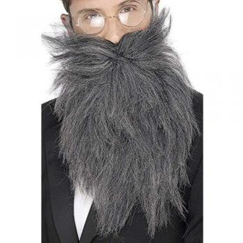 Barba e Baffi Lunghi in Grigio – Smiffy’s