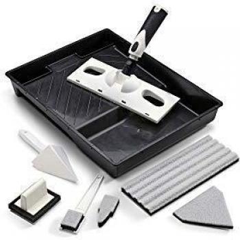 Harris Seriously Good Walls & Ceilings Paint Set with 1 x Extended Sash Pad