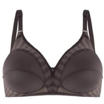 Felina BH Weftloc ohne Bügel Dunkelbraun E 75 Damen
