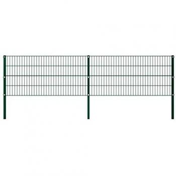 VidaXL Green Iron Screen Fence – 3.4 m × 0.8 m