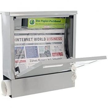 Rottner Tresor Lago Boîte aux Lettres en Acier Inoxydable