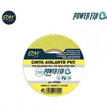 Yellow 10m x 19mm Electrical Tape