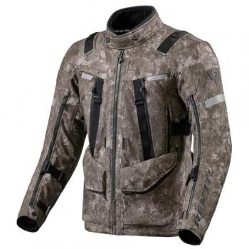 Chaqueta de Moto Revit Sand 4 H₂O con Protección Seeflex y Ajustes Múltiples para Mujer
