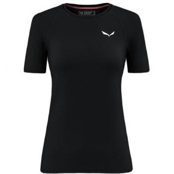 Salewa Cristallo Warm Alpine Merino Responsive Damen Baselayer Schwarze Variante, Gr. 38