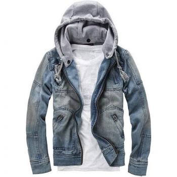 Sweat à Capuche en Jean pour Hommes