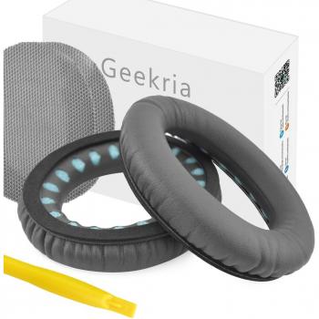 Coussinets Geekria pour écouteurs Bose SoundTrue, QC35, QC25, QC2, QC15, AE2, AE2i, AE2w