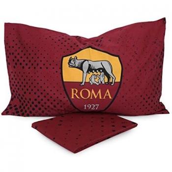 Yellow and Red A.S. Roma Cotton Duvet Cover