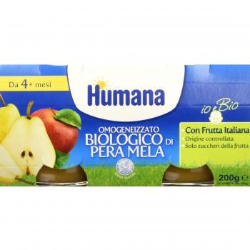 Humana omog me/pera bio 2x100g
