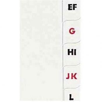 Alphabet Blanc ELBA – 26 Intercalaires