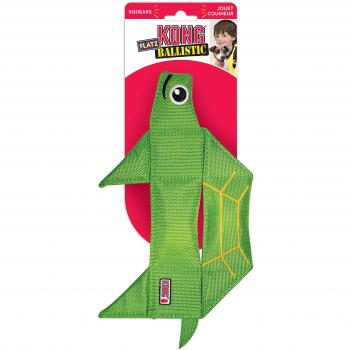 KONG Ballistic Flat-Turtle Toy, Small Size